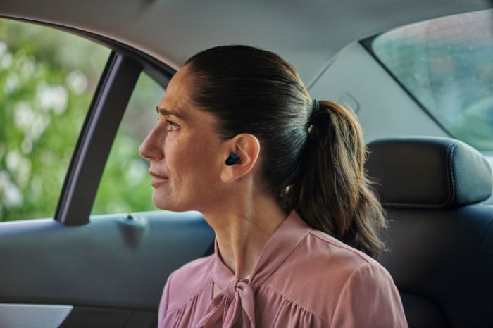 People wearing hearing aids