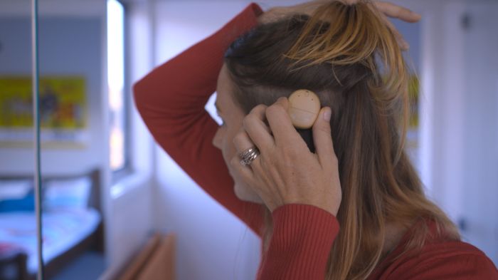vrouw met CI