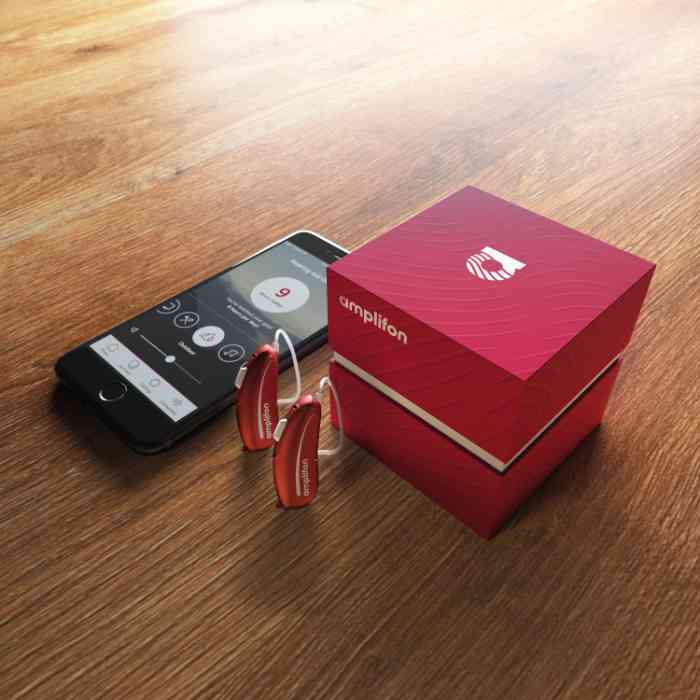 Amplifon hoortoestellen met telefoon